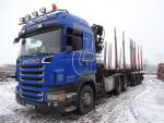 Forstwagen Scania R420 LA6x4,návěs Svan |  Transport- und Handhabungstechnik | Holzverarbeitungs-Maschinen | JANEČEK CZ 